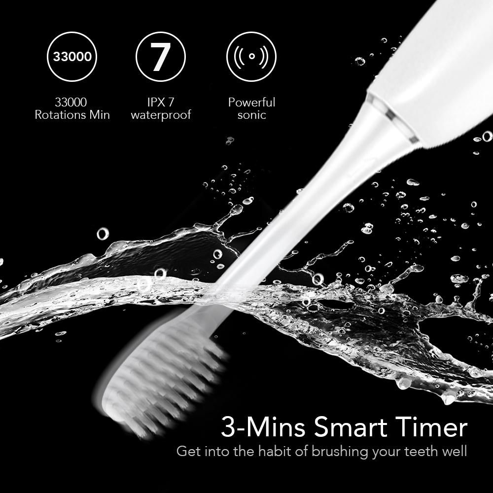 Teeth Whitening Deep Clean Eco-friendly Smart Travel Sonic Electric Toothbrush 5