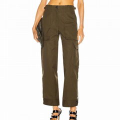 Women cargo pants street wear spring casual trousers