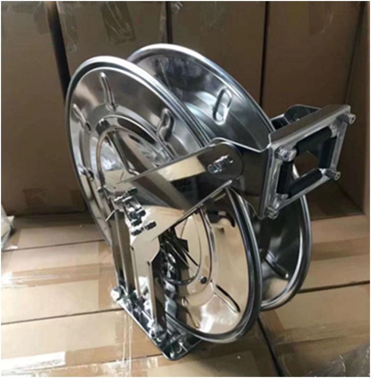 316 Stainless Steel Hose Reel Auto Rewind SS316 Hose Reel