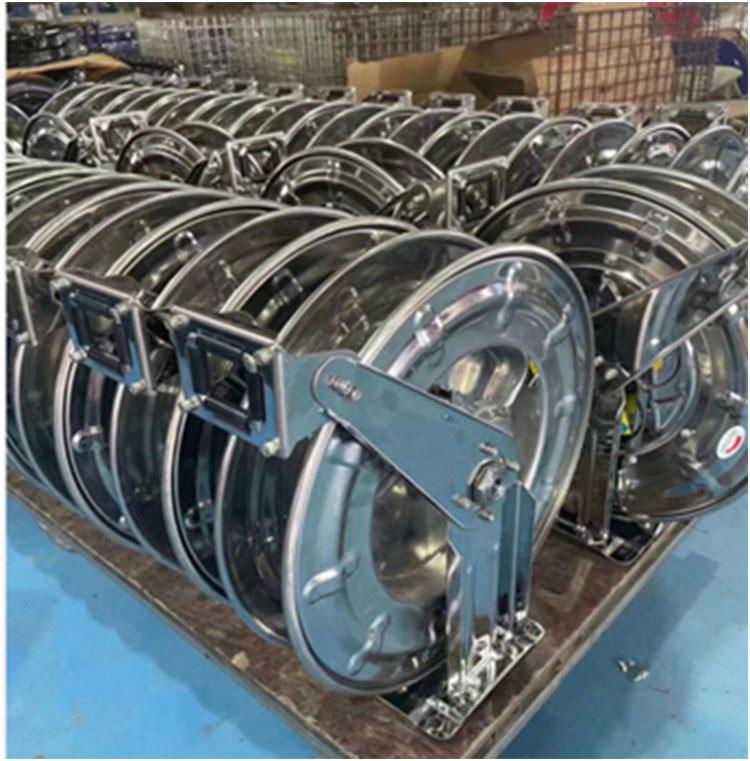 316 Stainless Steel Hose Reel Auto Rewind SS316 Hose Reel 3