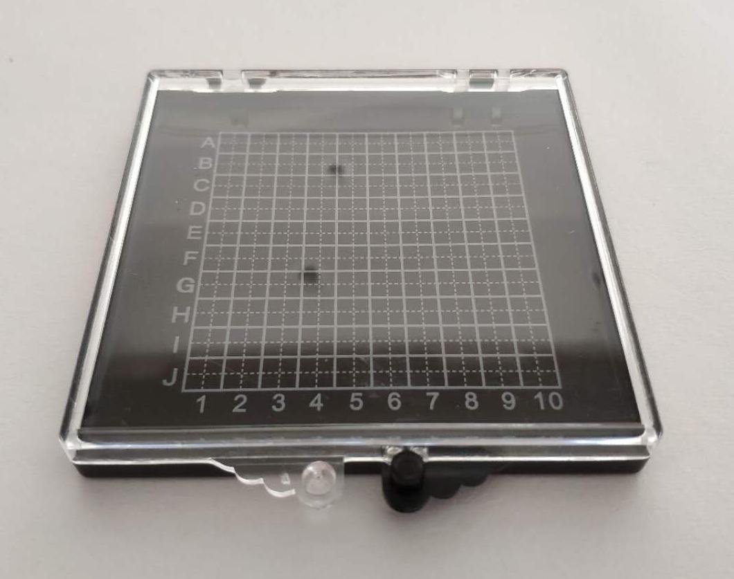 HK-S-5510微透鏡晶體晶片光學元件自吸附包裝盒 2