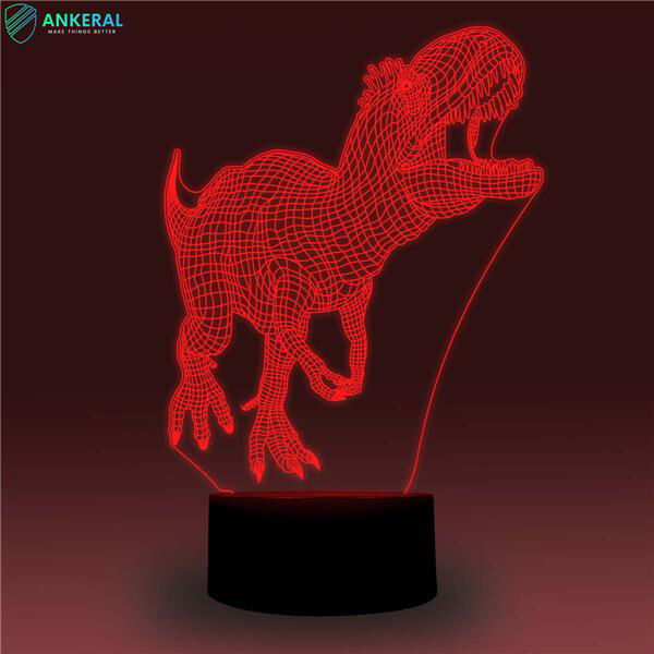 Dinosaur 3D LED Night Light APP Control 3D LED Night Lamp 3