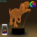 Dinosaur 3D LED Night Light APP Control