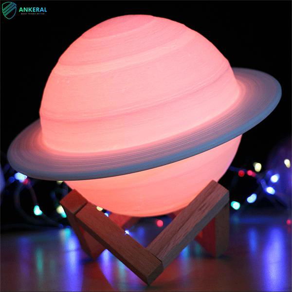 Rechargeable APP Control 3D Saturn Lamp China Best Price Original Manufacture 4