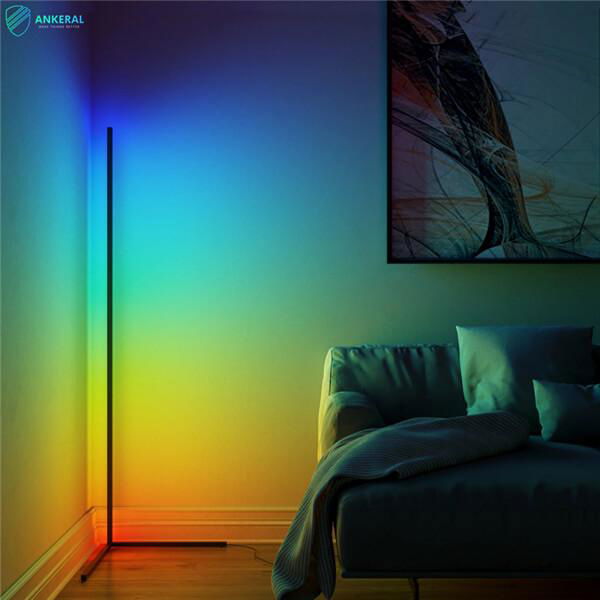 Buy High Quality LED Corner Floor Lamp APP Control 10 Millions Colors Changing