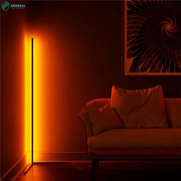 Buy High Quality LED Corner Floor Lamp APP Control 10 Millions Colors Changing 4