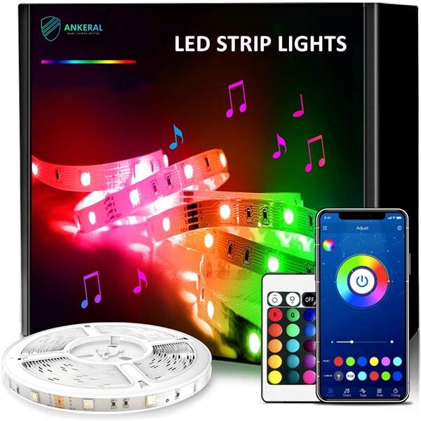 China Supplier Top 10 Best Selling LED Strip Lamp Cuttable APP Control LED Strip 3