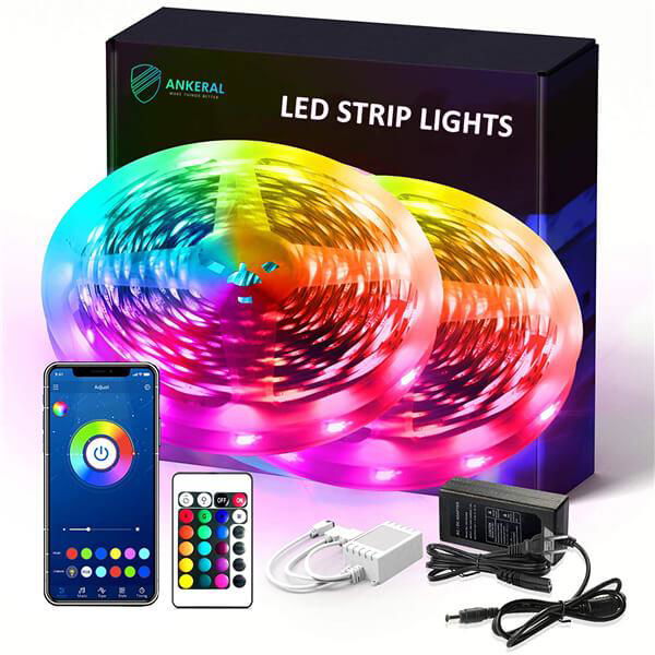 China Supplier Top 10 Best Selling LED Strip Lamp Cuttable APP Control LED Strip