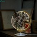 Earth Design 3D Illusion Wood Lamp China Factory Best Quality Hot Selling Lamp 2