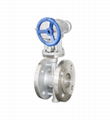 STAINLESS STEEL THREE-ECCENTRIC HARD-SEALING BUTTERFLY VALVE 1