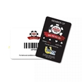 Plastic barcode card, printed loyalty gift pvc card