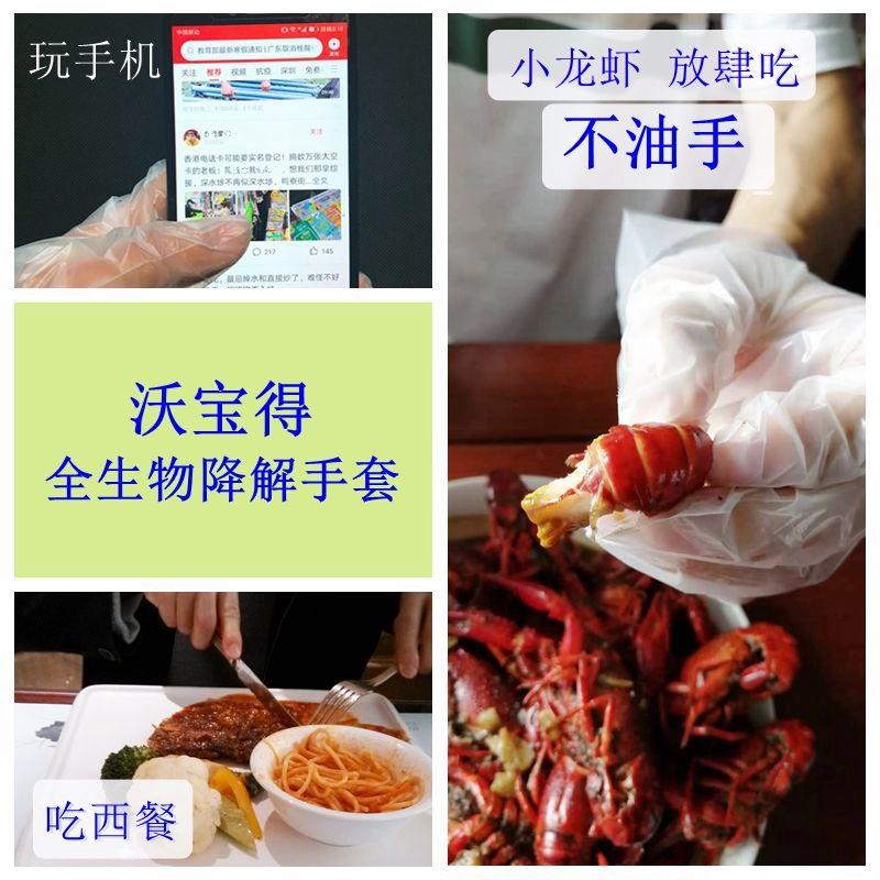 海南外賣一次性降解手套 獨立小包裝食品餐飲 4