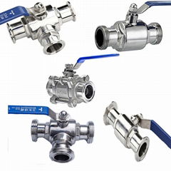 Sanitary Tri Clamp Ball Valve Food grade Homebrew Butterfly Valve