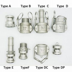 Stainless Steel Camlock Coupling Quick Connector Pipe Fitting