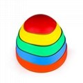 Rainbow Balance Stepping Stone Crossing River Balance Game Exercise Coordination