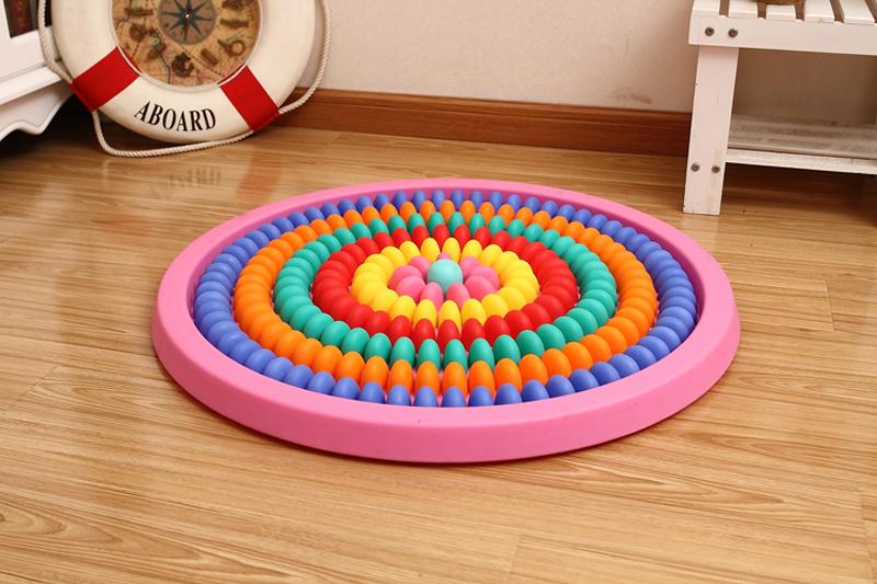 Kaiher Colorful Round Shape Sensory Play Path Cobblestone Shape Kids Sensory Toy 3