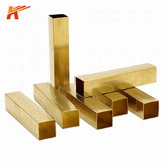 CuZn10 Square Brass Tube