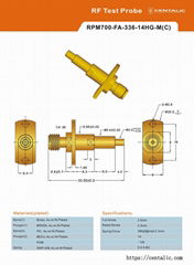 Radio Frequency Probe Pogo Pin RPM700 Series for Electronic Test