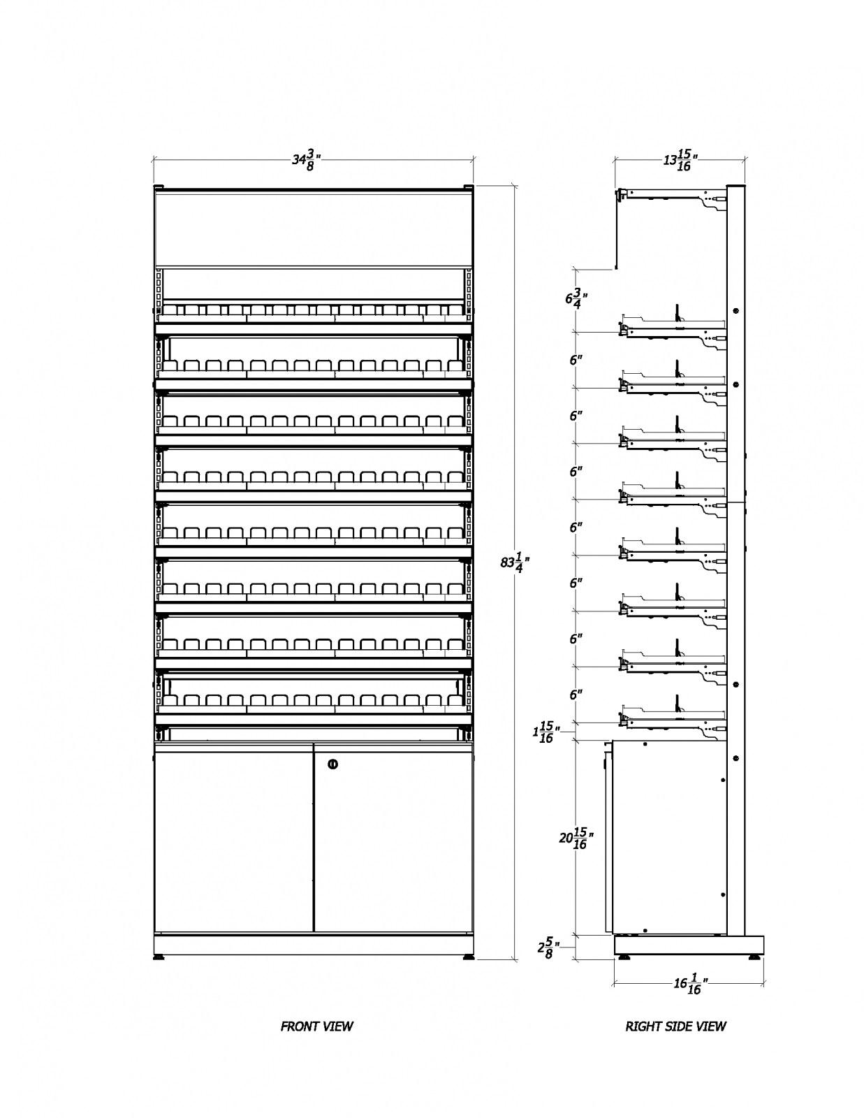 Tobacco Bar Cigarette Display Customized Tobacco Display Cabinet 3