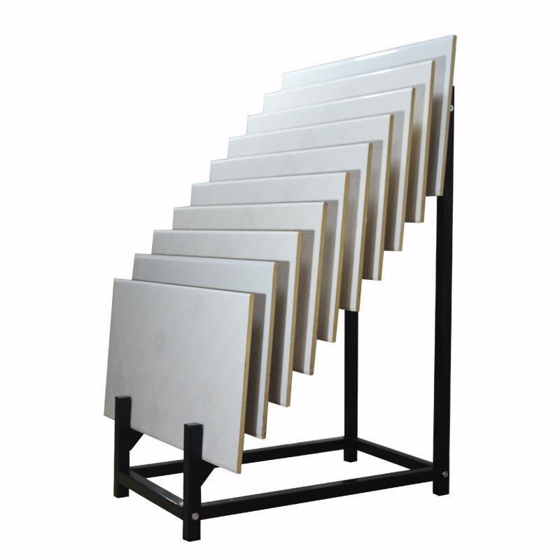 Decorative Showroom Waterfall Ceramic Tile Sample Display Rack with Wholesale  4