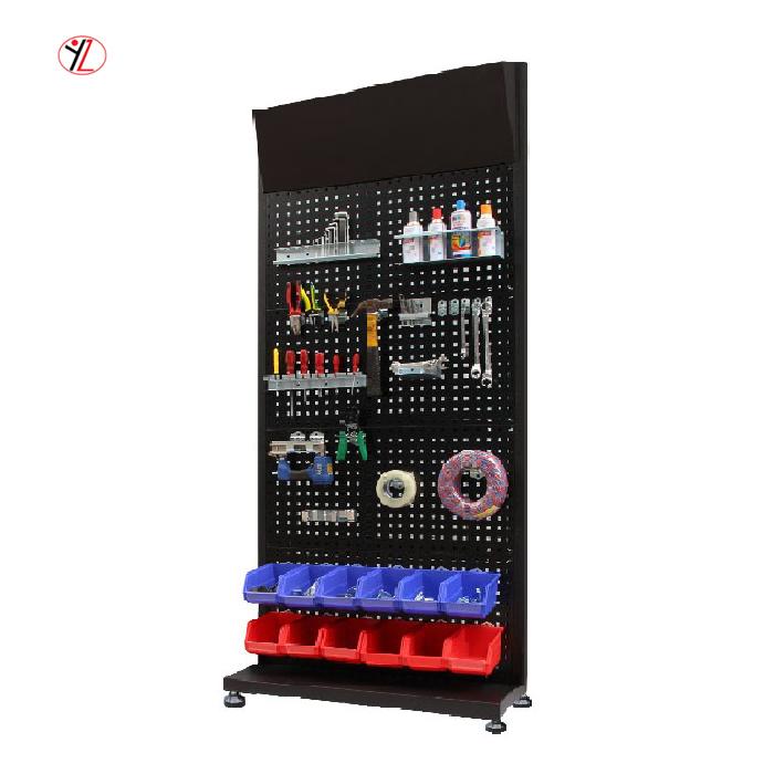 Customizable Design Pegboard Metal Tools Storage Rack Hardware Tool Display Rack H03C Yizai