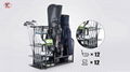 Best Metal Two Golf Bag Organizer Stand Storage Rack For Garage Manufacturer 4