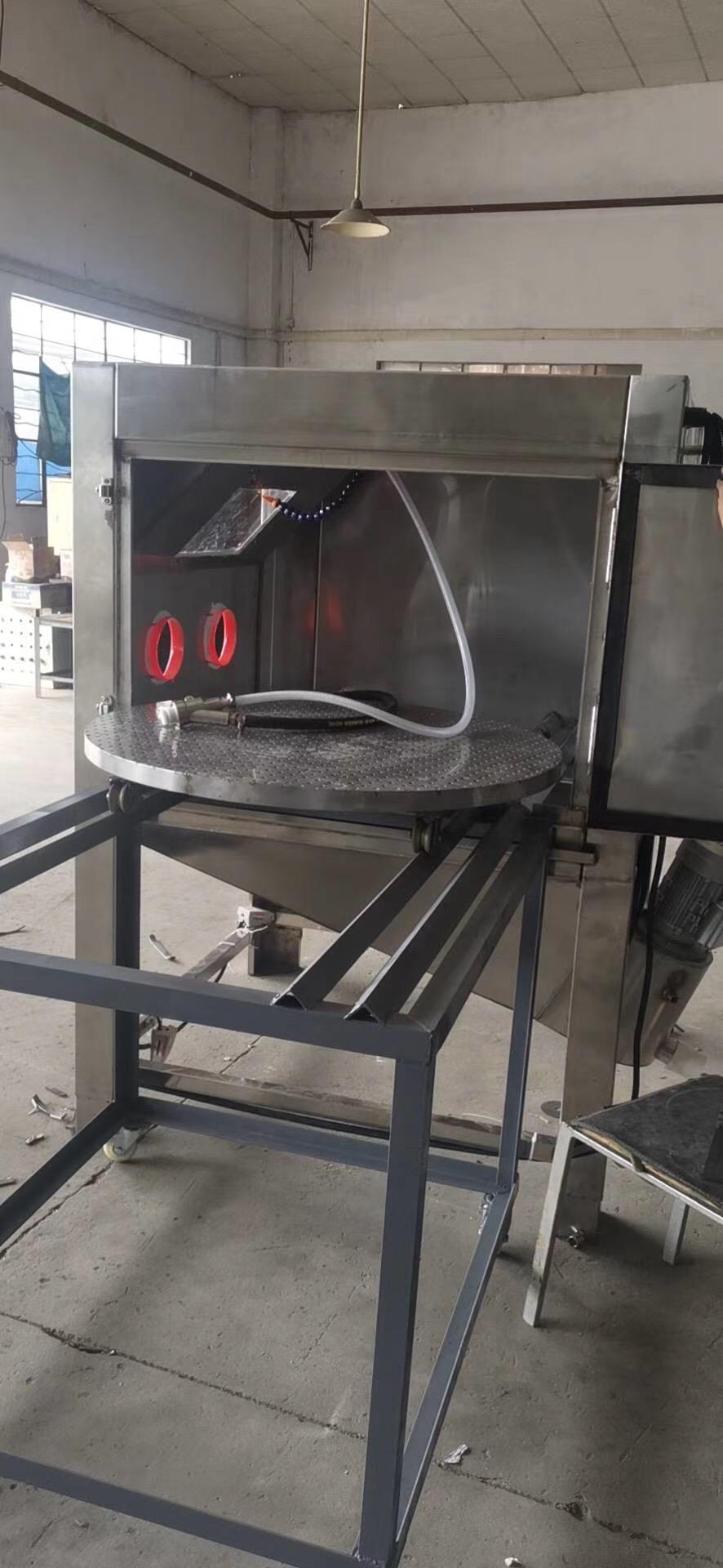 不鏽鋼表面美化 環保無塵濕式手動噴砂機 4