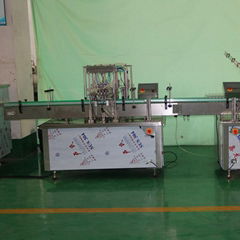 Spray bottle filling line