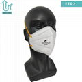 CE EN149 FFP2 NR D Filter Rating PPE Safety Face Mask 3