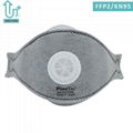 FFP2 Activated Carbon Air Anti-Pollution Filter Anti-Smoking Pm2.5 Face Mask Car