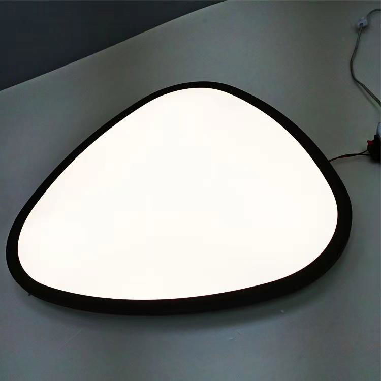 三角形黑色/白色铝合金现代 led 吸顶灯天花板面板灯 4
