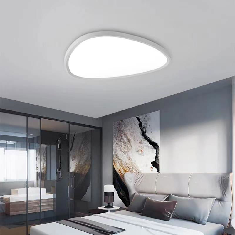 Triangular/white aluminum alloy modern led ceiling panel lamp