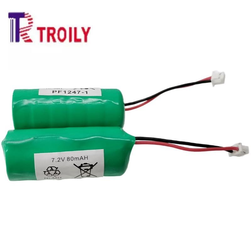 Ni-MH High Capacity 7.2v 80mah Button Cell Rechargeable Battery  2