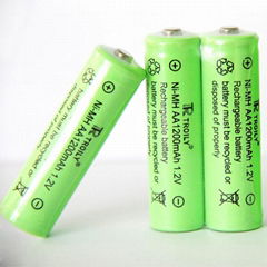 高容量 1.2v AAA 1200mah 镍氢可充电电池剃须刀电推剪