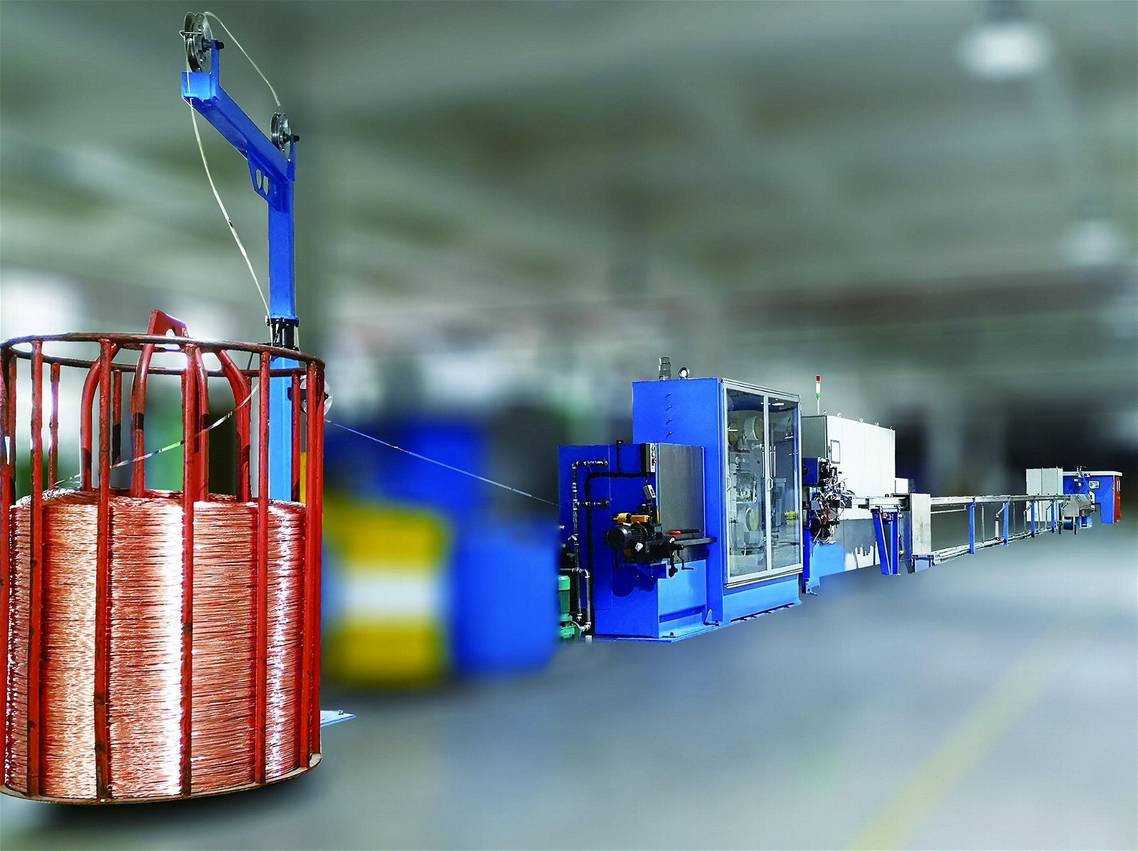 High Precision Tandem Wire and Cable Extrusion Machine