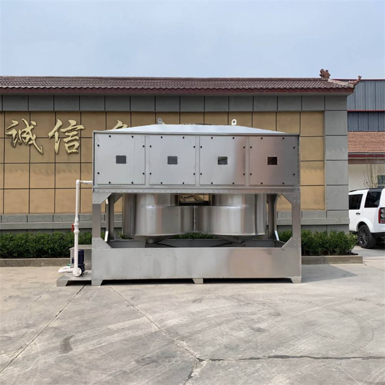 不鏽鋼氣旋塔 橡膠廠廢氣處理設備氣旋櫃 混動噴淋塔 4