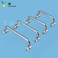 304 stainless steel industrial equipment cabinet door handle, movable folding sp