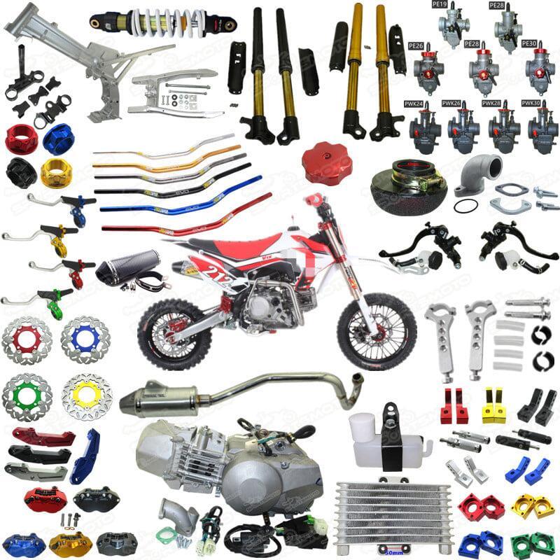  Shiny 50cc-250cc Dirt Pit Bike Spare Parts