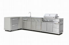 SUS 304 MK series stainless steel outdoor kitchen cabinet