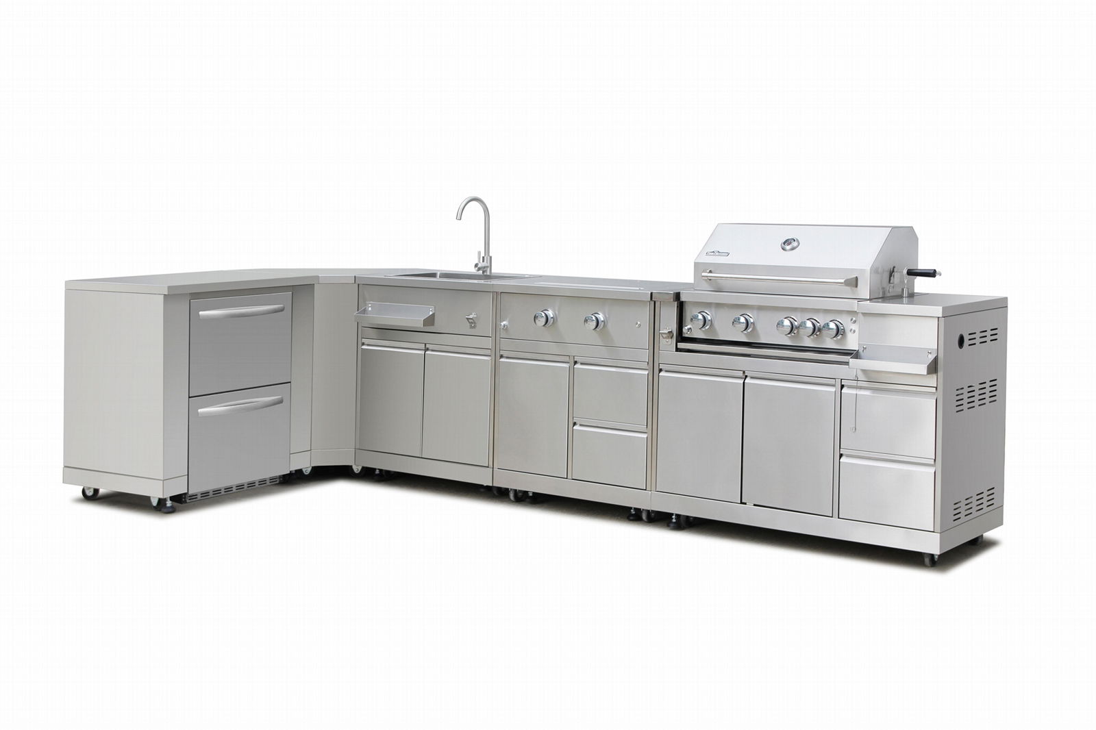 SUS 304 MK series stainless steel outdoor kitchen cabinet  4