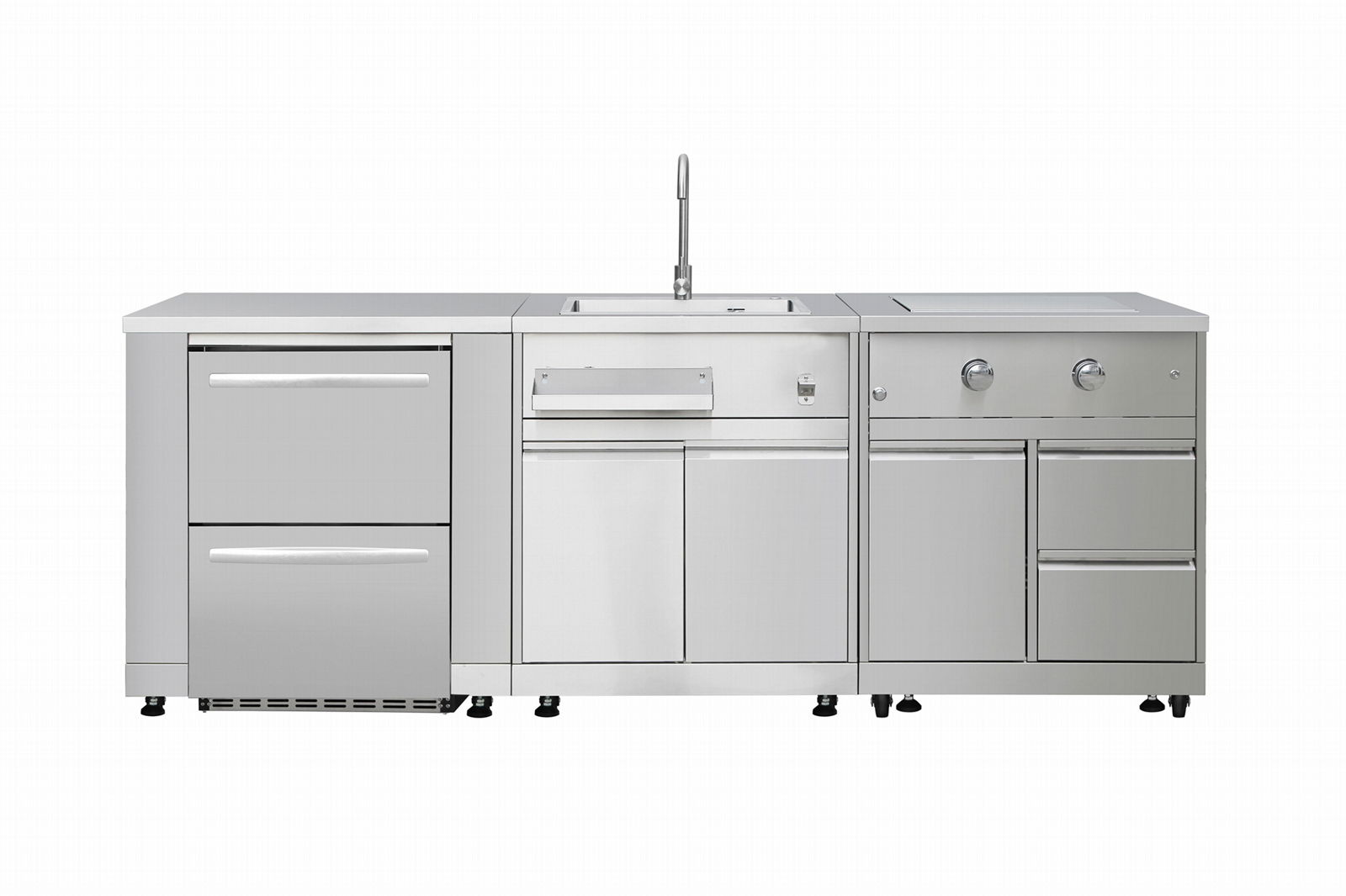 SUS 304 MK series stainless steel outdoor kitchen cabinet  5