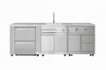 SUS 304 MK series stainless steel outdoor kitchen cabinet  5