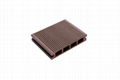 Wood Plastic Composite Decking with Square Holes 145mm*25mm