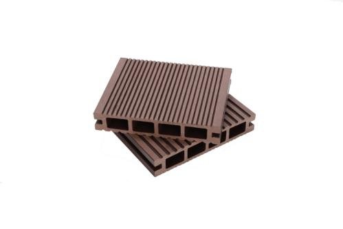 Wood Plastic Composite Decking with Square Holes 145mm*25mm 2
