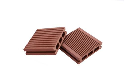 Wood Plastic Composite Decking with Square Holes 145mm*25mm 3