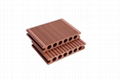 WPC Decking with Circular Holes 140mm*25mm 1