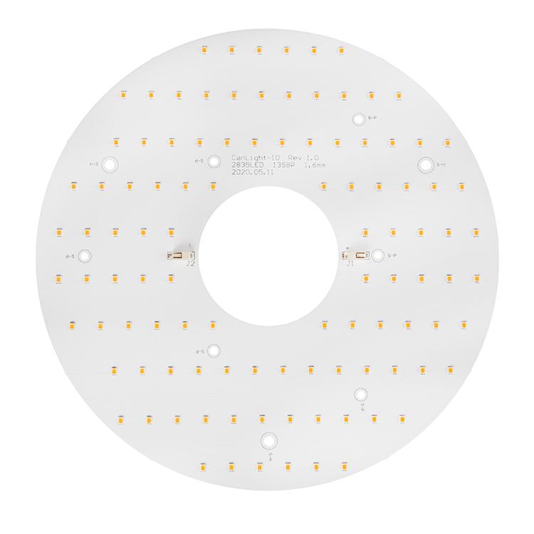 Custom led ring pcb 10‘’ 2835 DC led ceiling lamp module round pcb led module