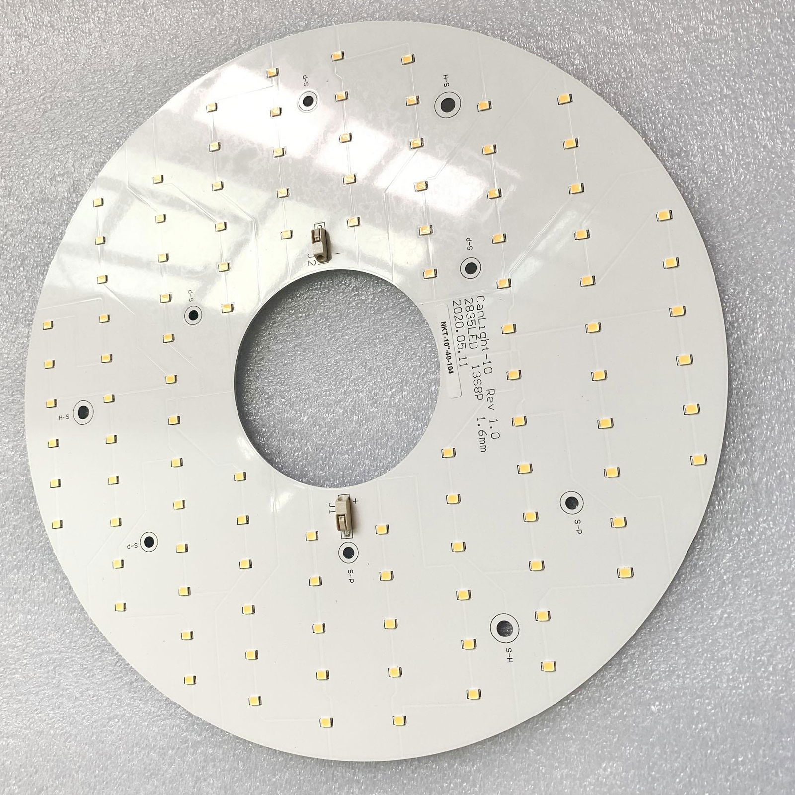 Custom led ring pcb 10‘’ 2835 DC led ceiling lamp module round pcb led module 3