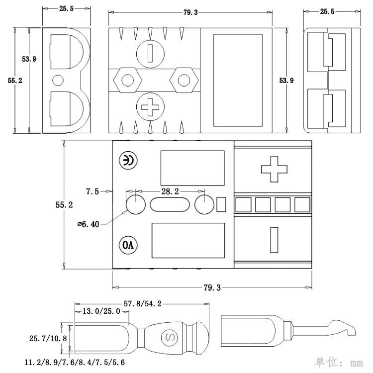 安德森175A600V連接器 2