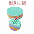 Silicone placemat table mat thickened round insulation pad rolling pad 3